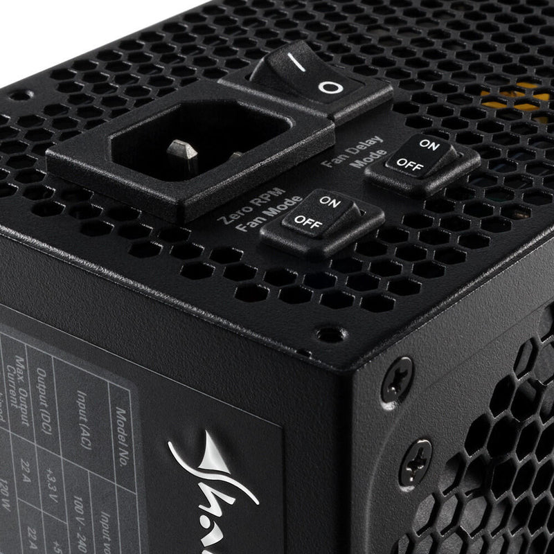 Sharkoon Netzteil SilentStorm CoolZero 650 ATX 2.4 650W Fully-Modular 80 PLUS Gold