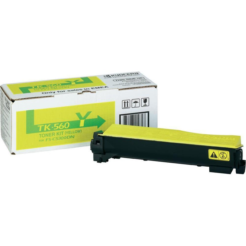 Kyocera Original TK-560Y Toner gelb 10.000 Seiten (1T02HNAEU0) für ECOSYS P6030cdn, FS-C5300DN, C5350DN