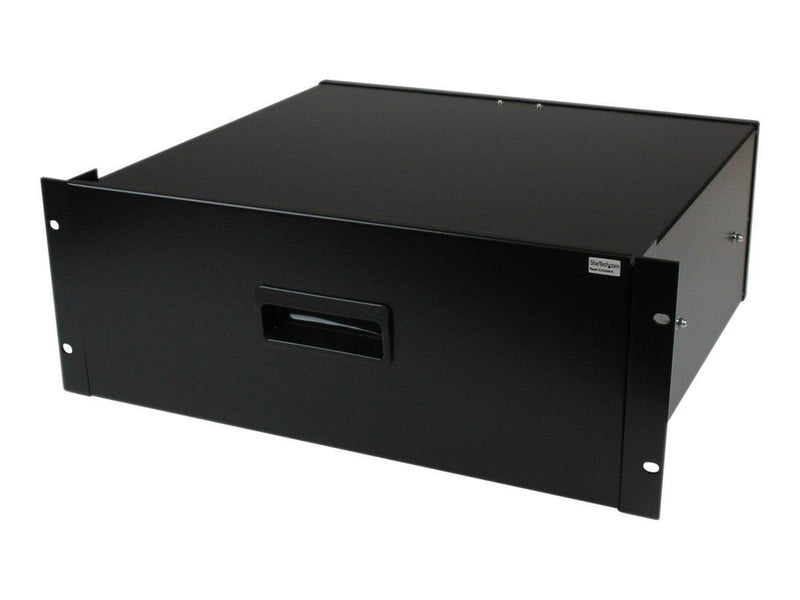 StarTech.com 4U Schwarz Stahl Storage Drawer für 19in Racks und Cabinets - Rack-Drawer für Storage
