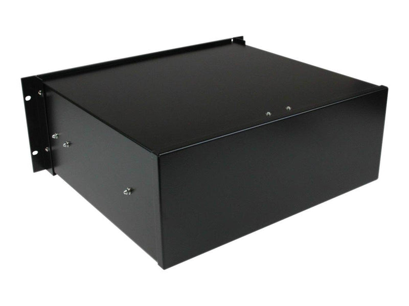 StarTech.com 4U Schwarz Stahl Storage Drawer für 19in Racks und Cabinets - Rack-Drawer für Storage