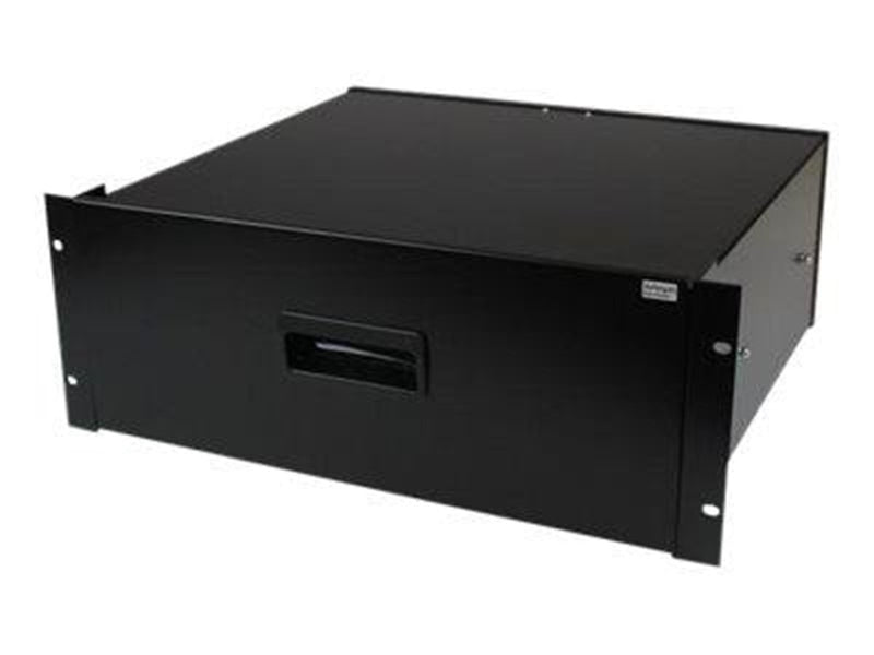 StarTech.com 4U Schwarz Stahl Storage Drawer für 19in Racks und Cabinets - Rack-Drawer für Storage