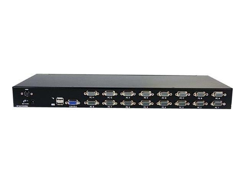 StarTech.com 16 Port 1U Rackmount USB KVM Switch Kit mit OSD und Kabel - KVM Switch - 16 Anschlüsse