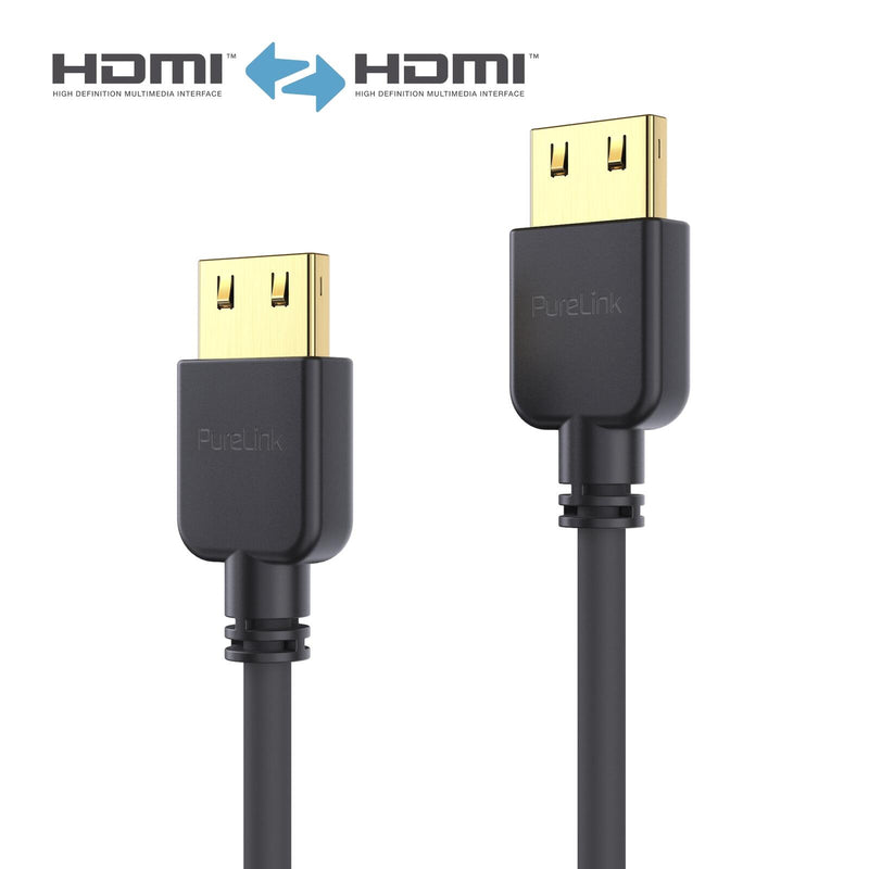 PureLink HDMI Kabel - PureInstall - Slim 1,00m - Schwarz
