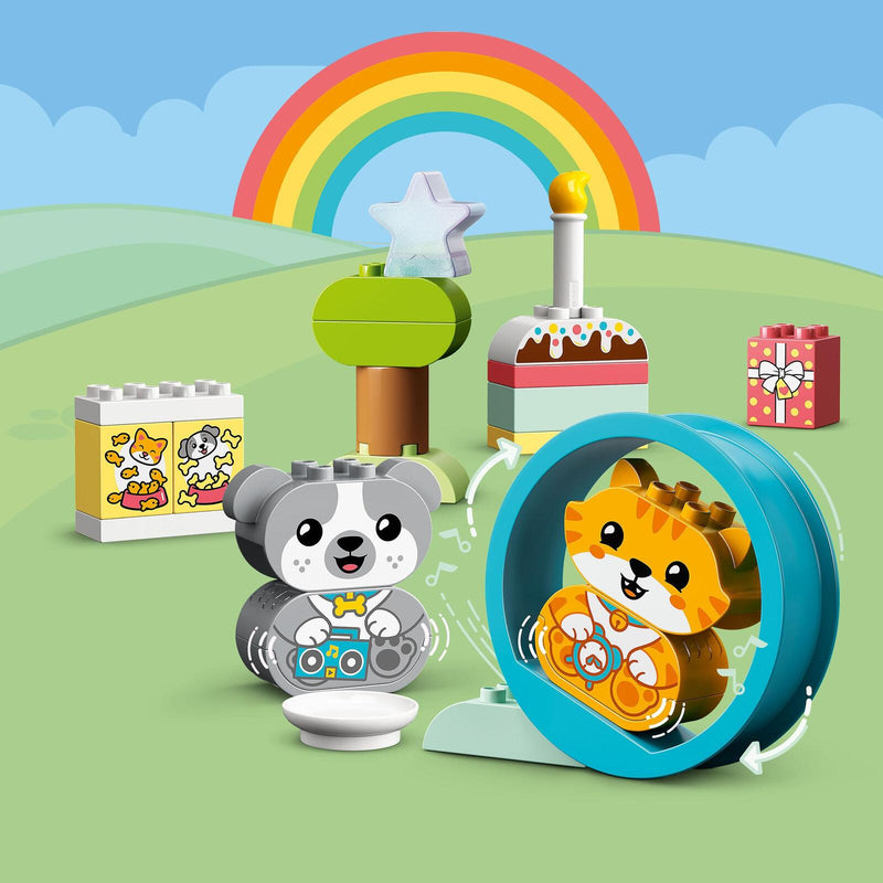 LEGO® DUPLO Mein erstes Hündchen & Kätzchen - mit Ton 10977