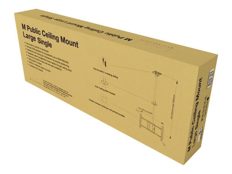 Multibrackets M Public Ceilingmount Groß Single 80 kg 63" 200 x 200 mm
