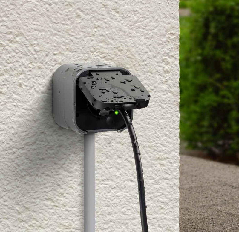 Eve 10ECM8351 Energy Outdoor Smarte Außensteckdose mit Verbrauchsmessung