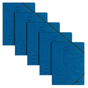 herlitz Eckspanner A4 blau - 5er Pack