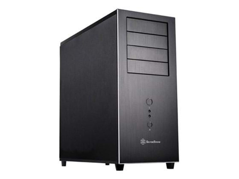 SilverStone Temjin TJ04B-E - Schwarz - Gehäuse - Miditower