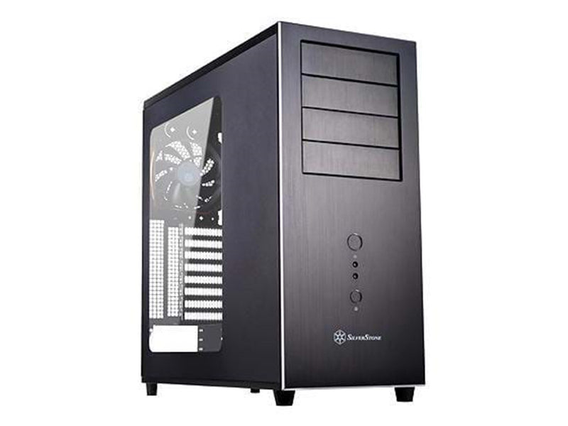 SilverStone Temjin TJ04B-E - Schwarz - Gehäuse - Miditower