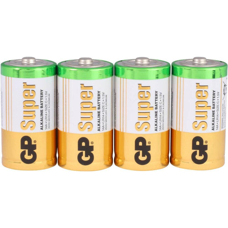 GP Batterien SUPER Baby C 1,5 V - 4 Stück