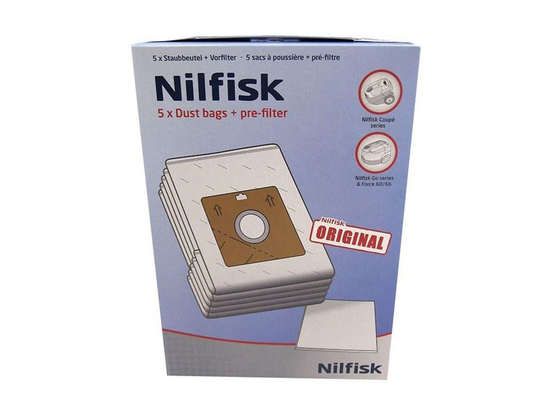 Nilfisk Filterbags for nilfisk force 66 122 144 / coupe / one hob