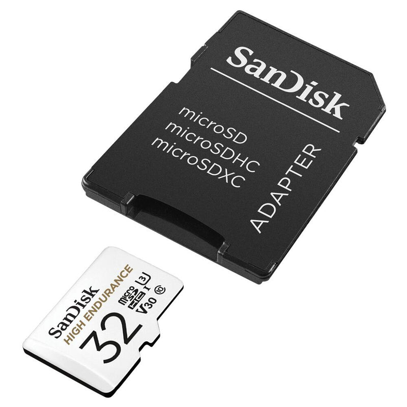 SanDisk High Endurance microSDHC Speicherkarte 32GB + SD Adapter