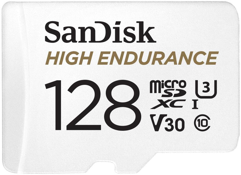 SanDisk High Endurance microSDXC Speicherkarte 128GB + SD Adapter