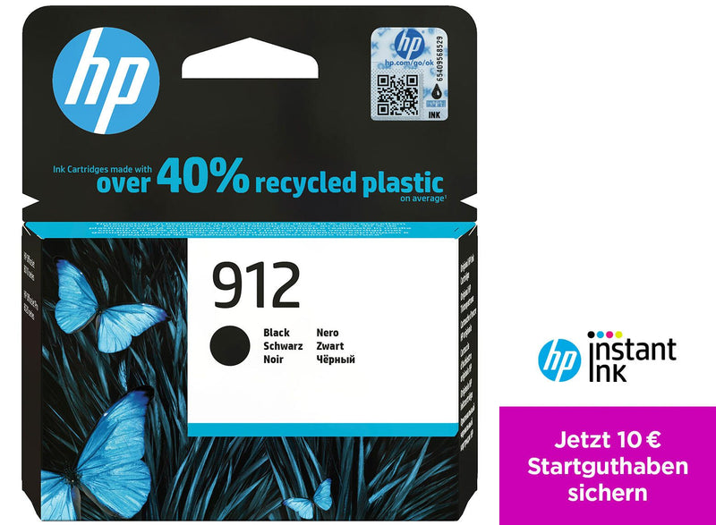 HP Original 912 Druckerpatrone - schwarz (3YL80AE)