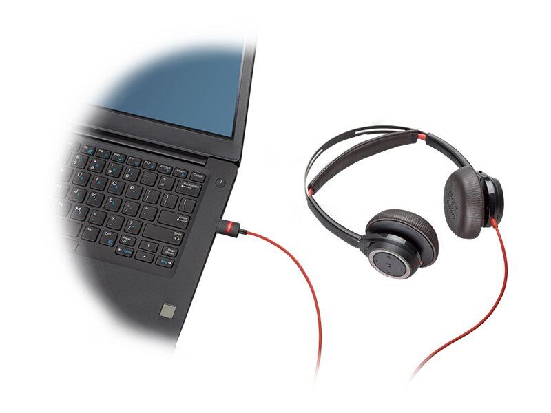 Poly Blackwire 7225 Stereo Headset On-Ear