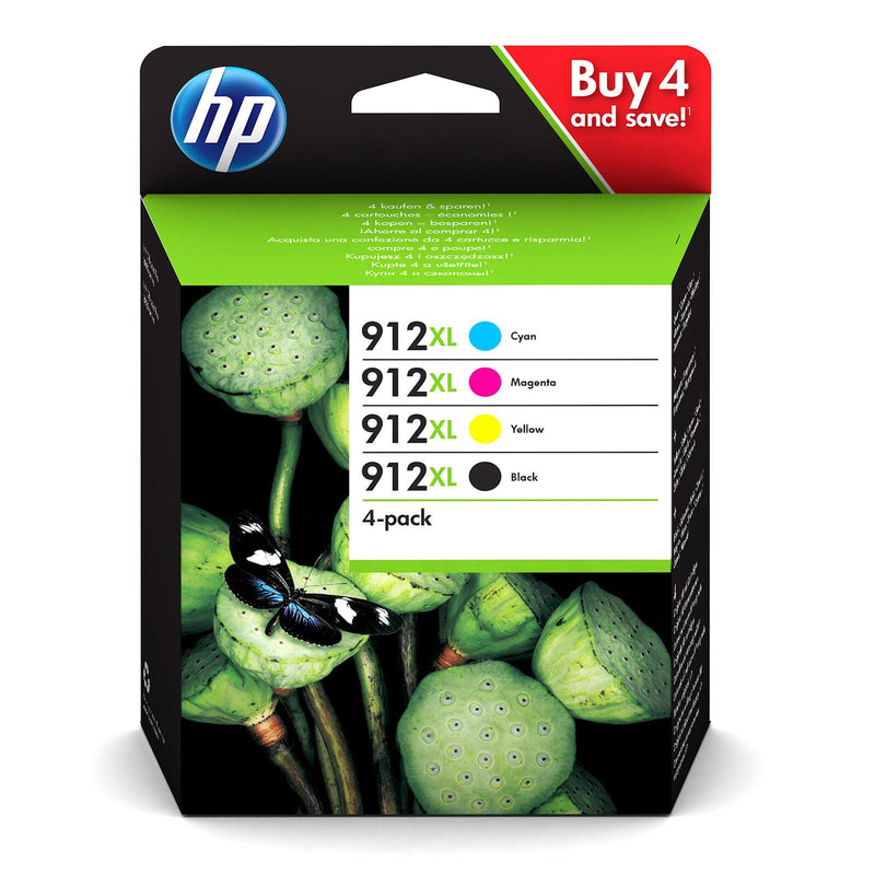 HP Original 912XL Druckerpatronen - 4er Multipack (3YP34AE)
