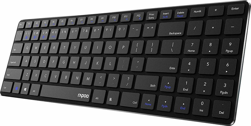 Rapoo E9100M Multi-mode Wireless Tastatur - Schwarz