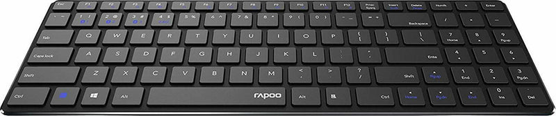 Rapoo E9100M Multi-mode Wireless Tastatur - Schwarz