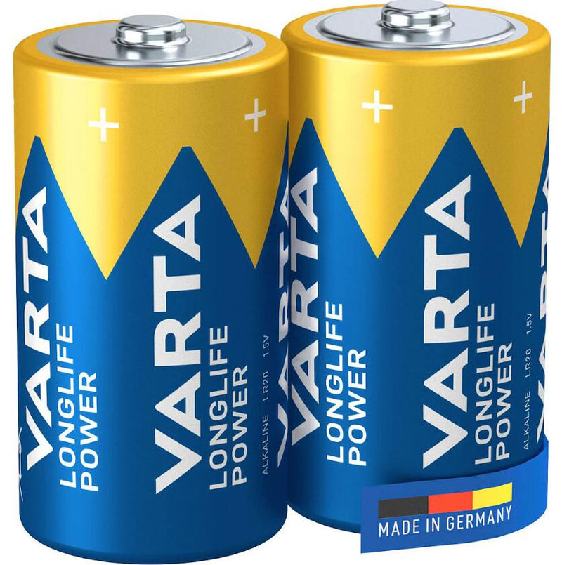 VARTA Batterien LONGLIFE Power Baby C 1,5 V - 2 Stück