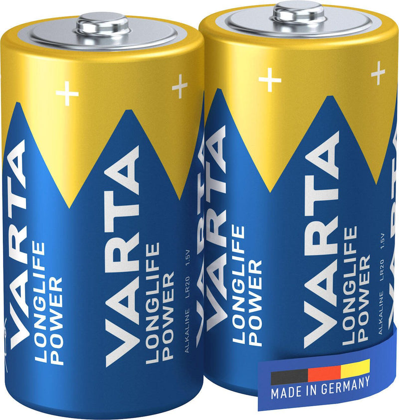 VARTA Batterien LONGLIFE Power Baby C 1,5 V - 2 Stück
