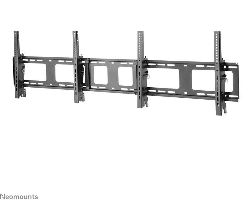 Neomounts NS-WMB200BLACK Menuboard zweifach Display Wandhalterung