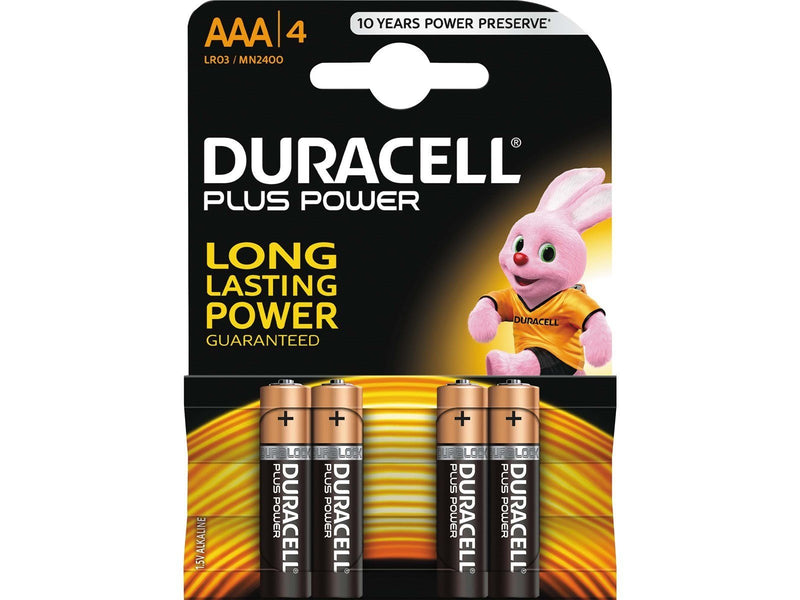 DURACELL AAA / LR03 / MN240 - 4 Pack