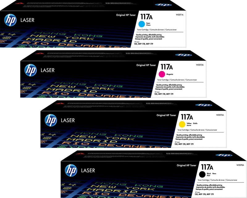 HP Original 117A Toner - 4er Multipack (W2070A, W2071A, W2073A, W2072A)