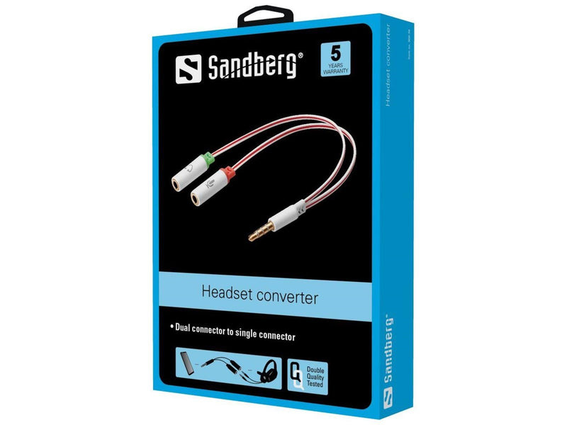 Sandberg Headset Konverter für Apple