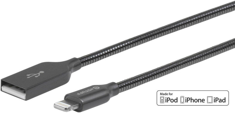 eSTUFF USB-C to Lightning Cable MFI - 1m, Grau