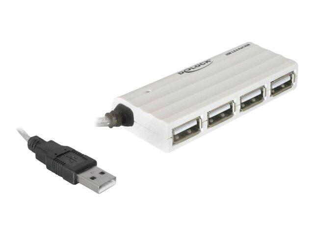 DeLOCK Externer USB 2.0 4 Port Hub