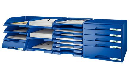 LEITZ Plus Briefablage DIN A4 Kunststoff - klar