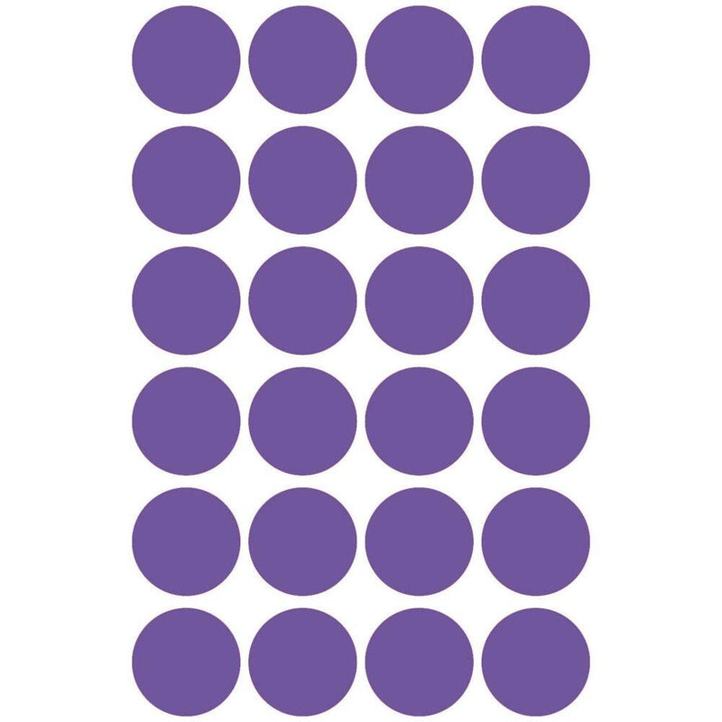 AVERY Zweckform Klebepunkte 3118 violett Ø 18,0 mm - 96 Stück