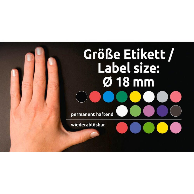 AVERY Zweckform Klebepunkte 3118 violett Ø 18,0 mm - 96 Stück