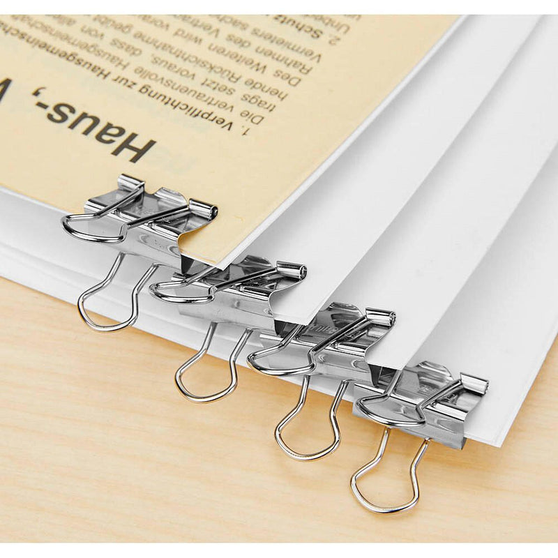 MAUL Foldbackklammern silber 1,9 cm - 12 Stück