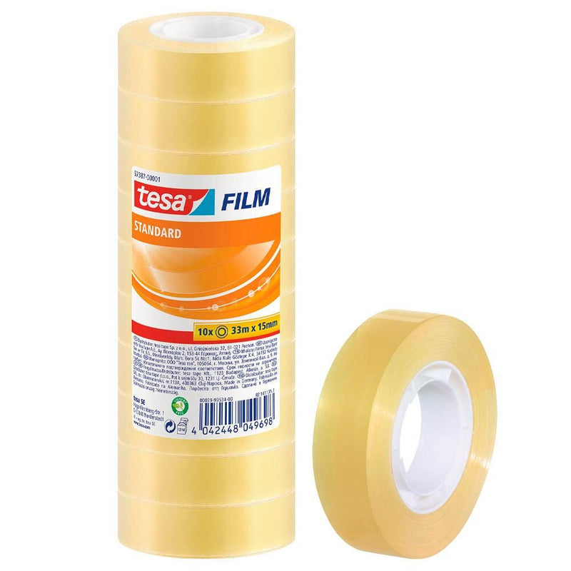 tesa STANDARD Klebefilm 15 mm x 33 m transparent