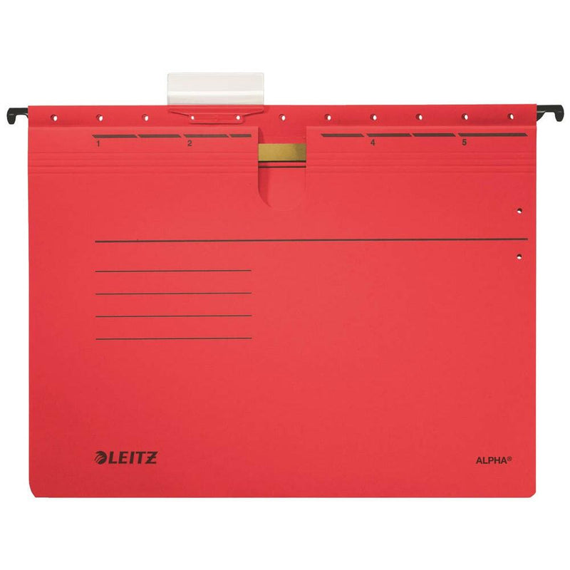LEITZ Hängehefter ALPHA 1984 rot - 5 Stück