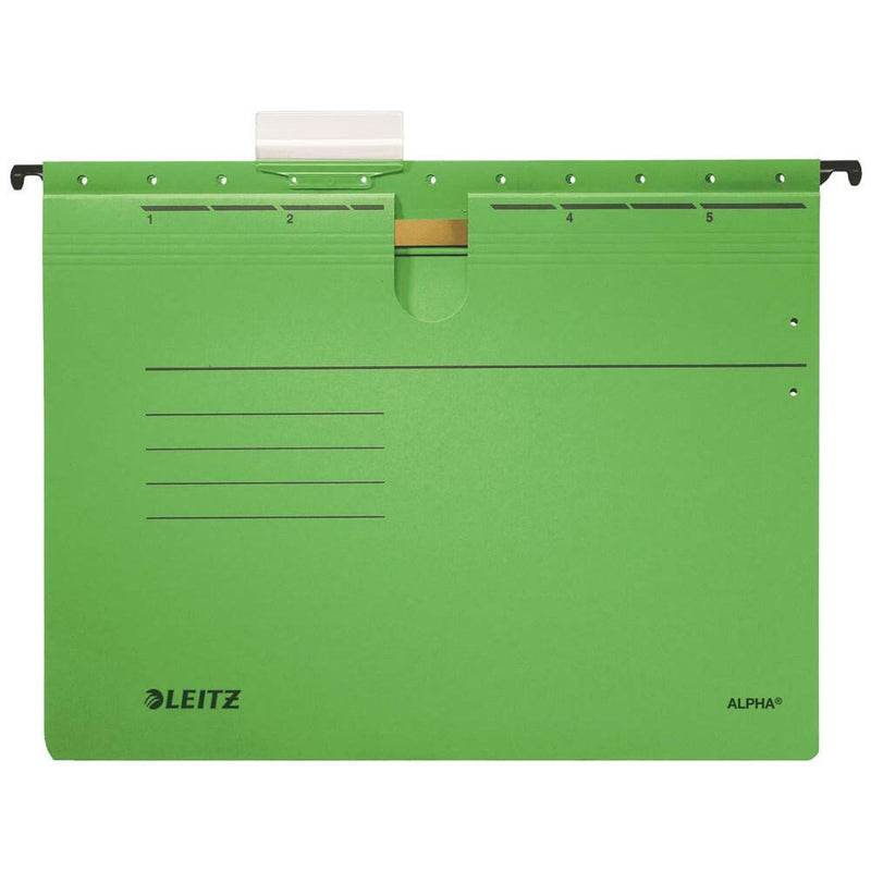 LEITZ Hängehefter ALPHA 1984 grün - 5 Stück