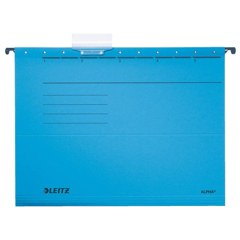 LEITZ Hängemappe ALPHA 1985 blau - 5 Stück