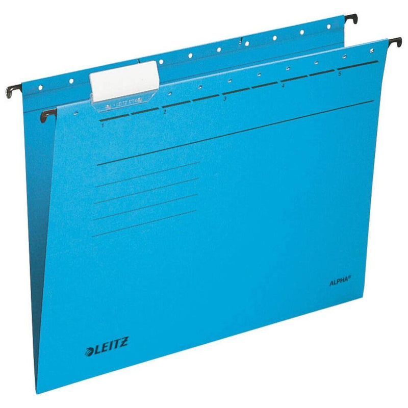 LEITZ Hängemappe ALPHA 1985 blau - 5 Stück