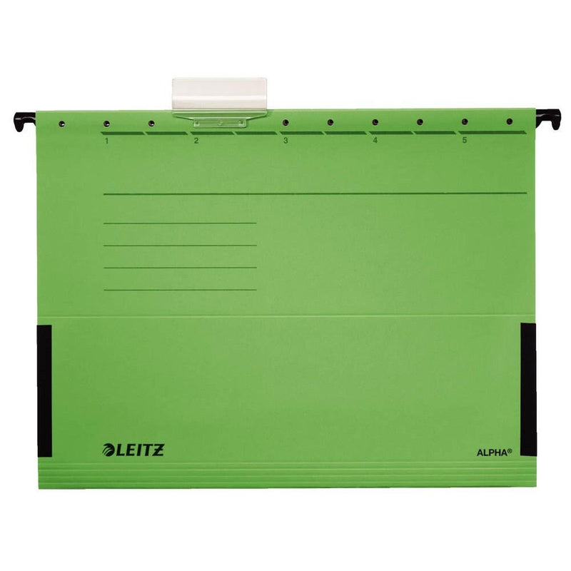 LEITZ Hängetasche ALPHA 1986 grün - 5 Stück