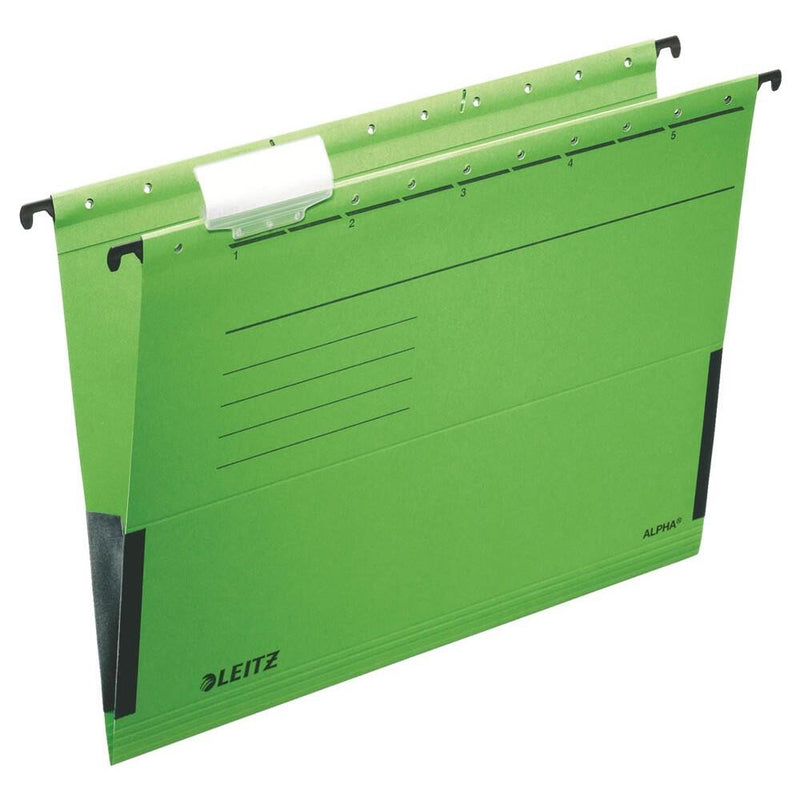 LEITZ Hängetasche ALPHA 1986 grün - 5 Stück