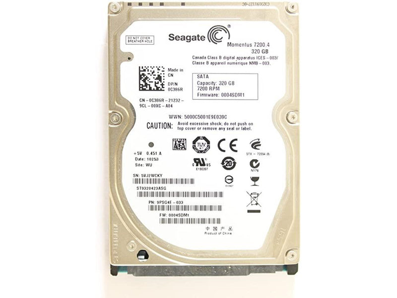 Dell - 320GB - Festplatten - C386R - SATA-300 - 2.5"