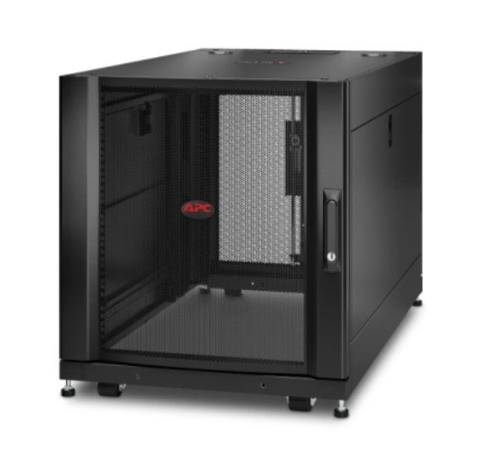 APC NetShelter SX, Server-Rack-Gehäuse 12 HE, Schwarz, 658 H x 600 B x 1070 T mm (AR3103)