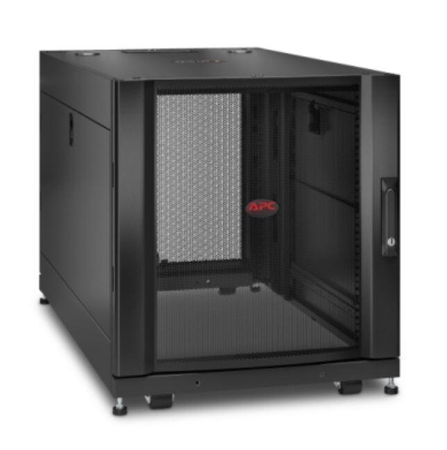 APC NetShelter SX, Server-Rack-Gehäuse 12 HE, Schwarz, 658 H x 600 B x 1070 T mm (AR3103)