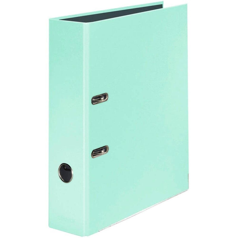 FALKEN Pastell Color Ordner Karton 8,0 cm DIN A4 - minz grün