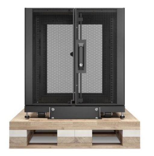 APC NetShelter SX, 12 HE Server Rack-Gehäuse, 600 mm x 900mm, mit schwarzen Seitenteilen und stoßdämpfendem Shock Packag