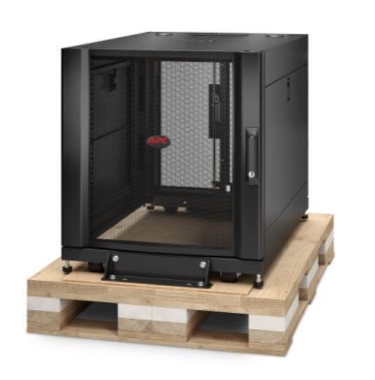 APC NetShelter SX, 12 HE Server Rack-Gehäuse, 600 mm x 900mm, mit schwarzen Seitenteilen und stoßdämpfendem Shock Packag