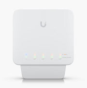 Ubiquiti UniFi Switch USW-FLEX Switch managed 4x 10/100/1000 (PoE) + 1x 10/100/1000 (PoE) wandmontierbar, Stangenmontage