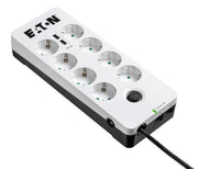 Eaton Steckdosenleiste 8fach mit RJ-11 Telefonstecker und USB-Anschlüsse 1.5m weiß