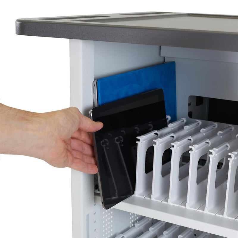 Ergotron YES35 Ladewagen für bis zu 35 Tablets mit patentierter PowerShuttle Technologie